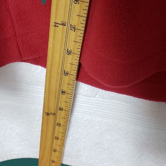 Disney Mickey Mouse Vtg 1/4 Zip Pullover Women Sweater Red Large - Picture 5 of 6